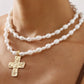 Layered across Necklace