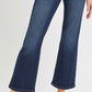 Low Rise Crop Flare Jeans