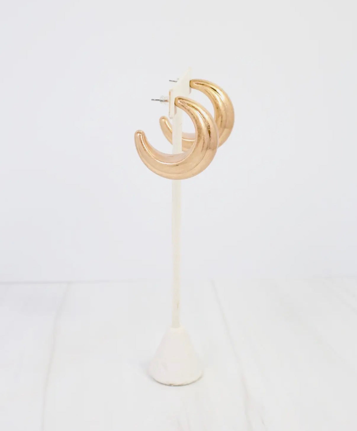 Thick Hoop Earrings