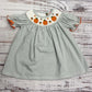 Pumpkin Patch Smocked Bishop Dress
