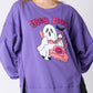 Purple “Hey boo” Sweatshirt