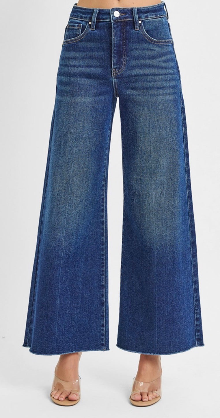 Dark Palazzo Jeans