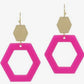 Pink Dangle Earrings