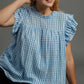 Blue Gingham Blouse