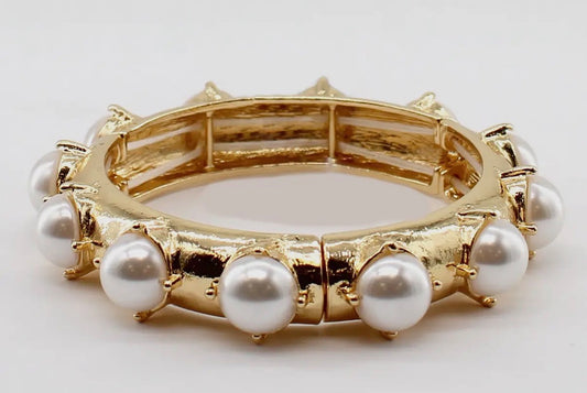 Pearl and Gold Bracelet