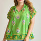Green Bloom Top