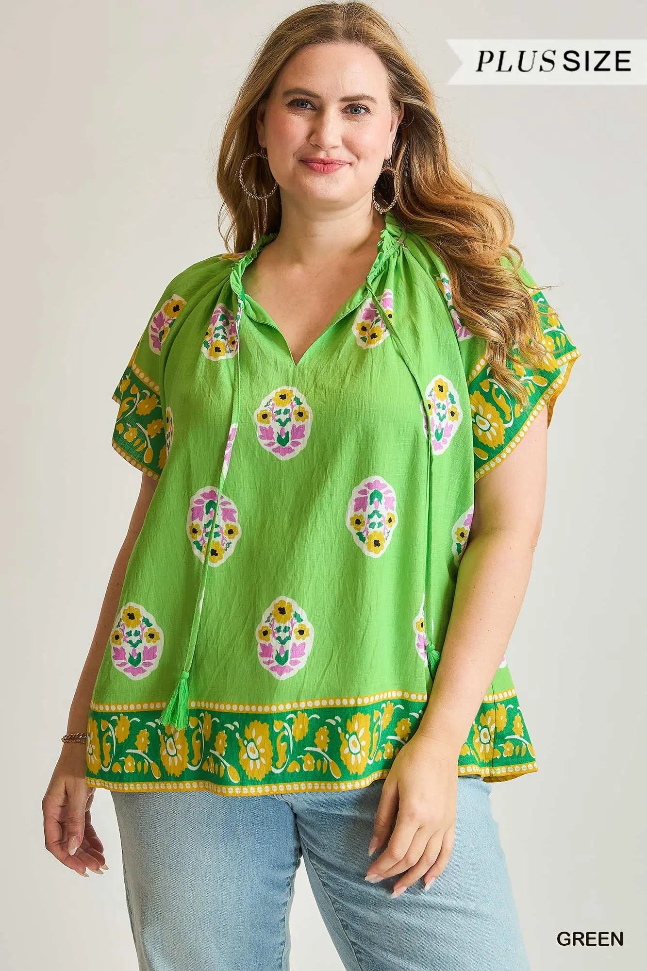 Green Bloom Top