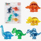 Picasso Tiles 5pc Dinosaur Action Figure Toy Set - Kids