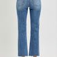 Cropped Straight Jeans