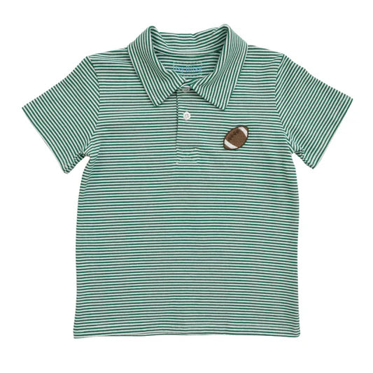 Back to School Football Polo Top