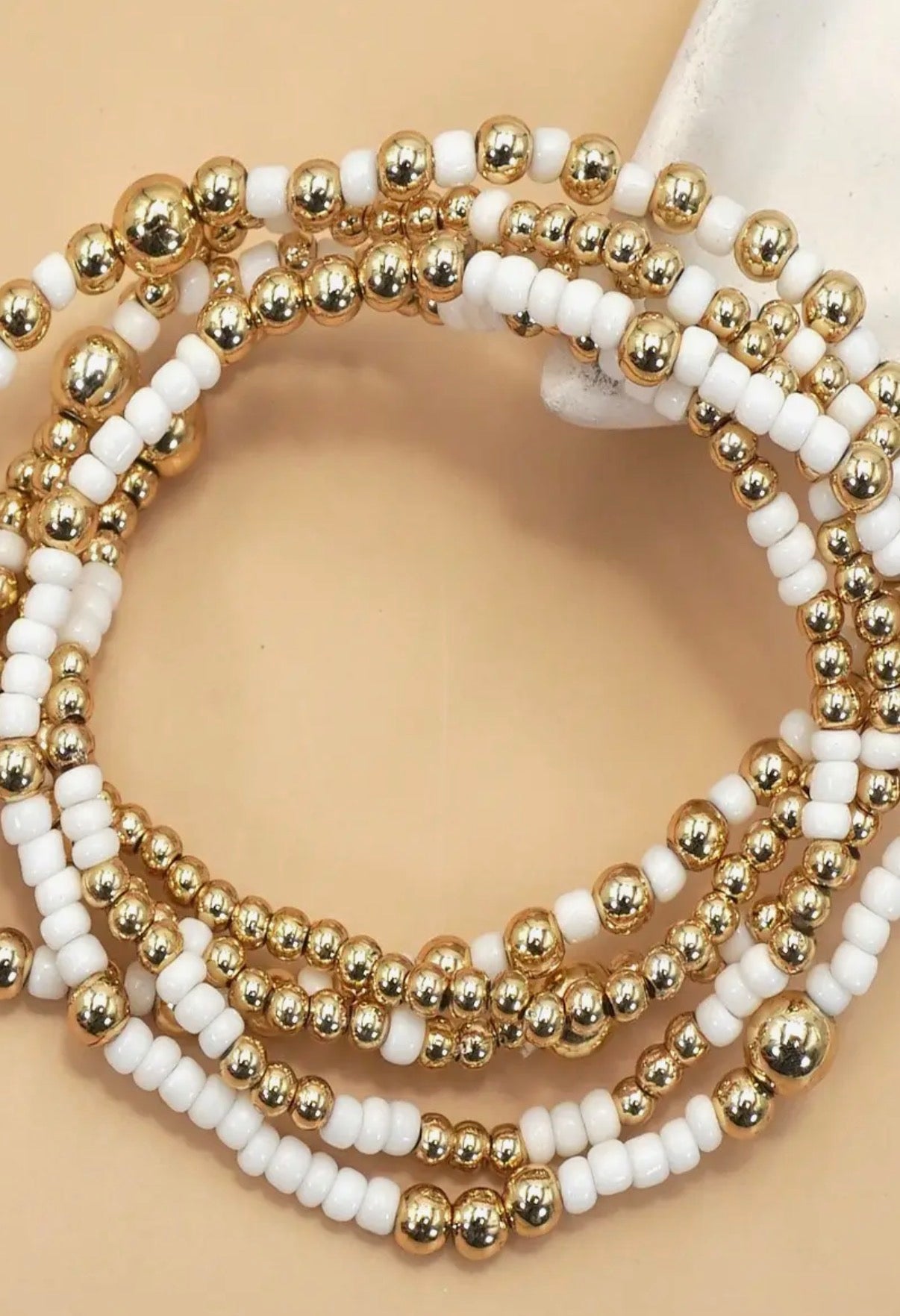 Chain Beaded Bracelet Set