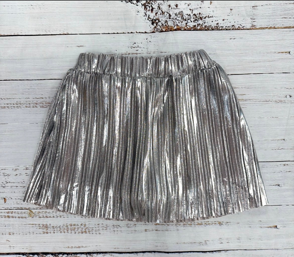 Silver Metallic Skirt