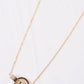 Gold Circle Necklace