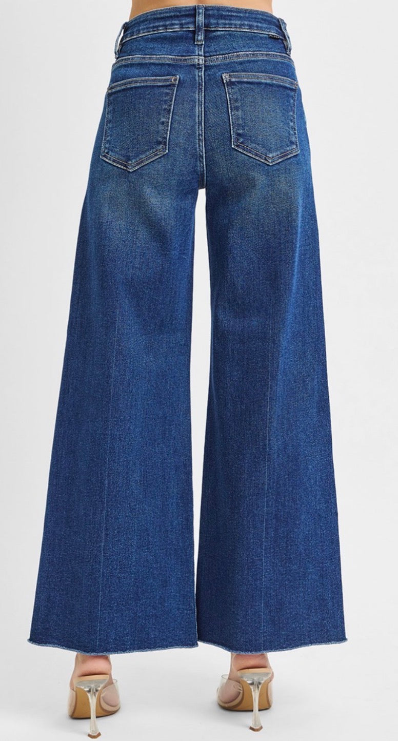 Dark Palazzo Jeans