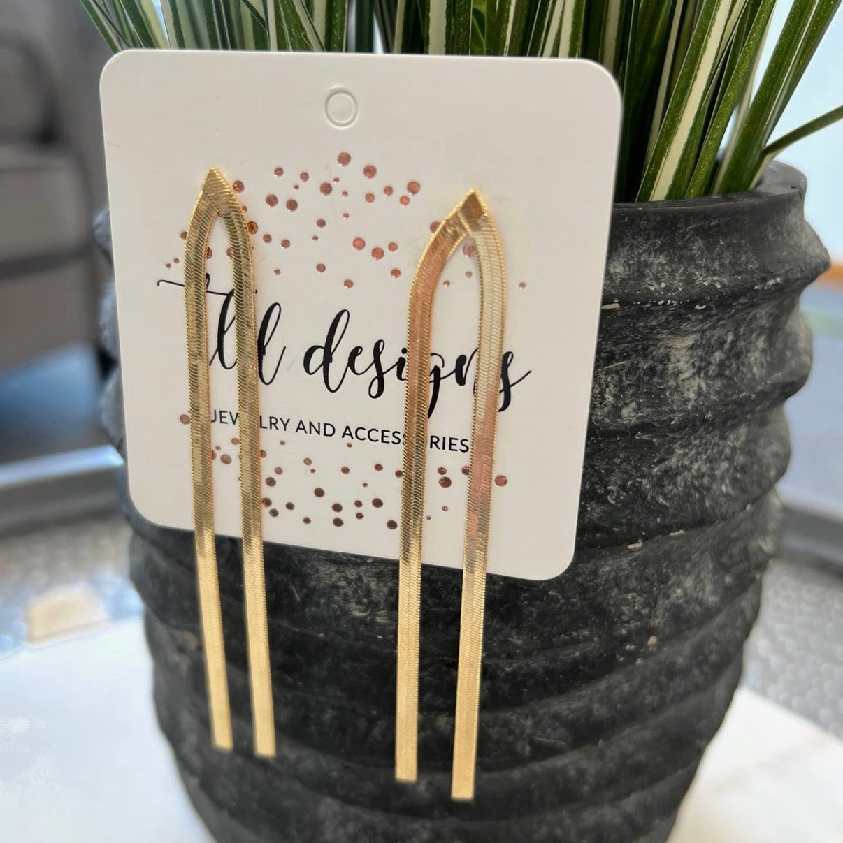 Gold Shanty Earrings