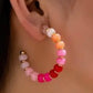 Pink Toned Hoops