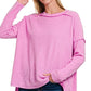 Soft Hem Sweater Top