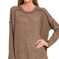 Soft Hem Sweater Top