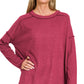 Soft Hem Sweater Top