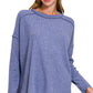 Soft Hem Sweater Top