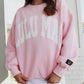 Pink And White Lulumac Sweatshirt
