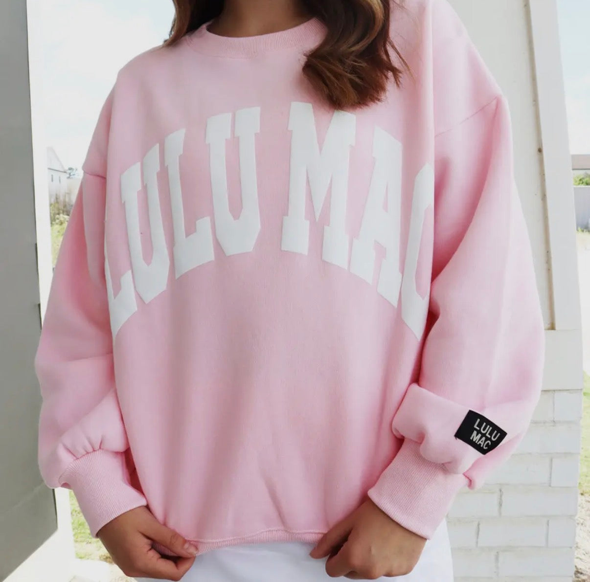 Pink And White Lulumac Sweatshirt