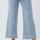 Wide Leg Ankle Length Jeans