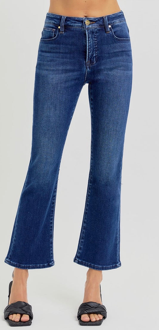 Dark Wash Ankle Length Jeans