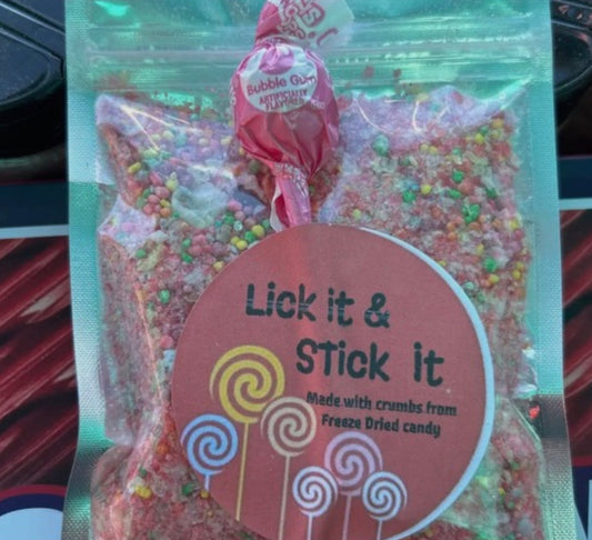 Freeze Dried Candy Dust With Sucker