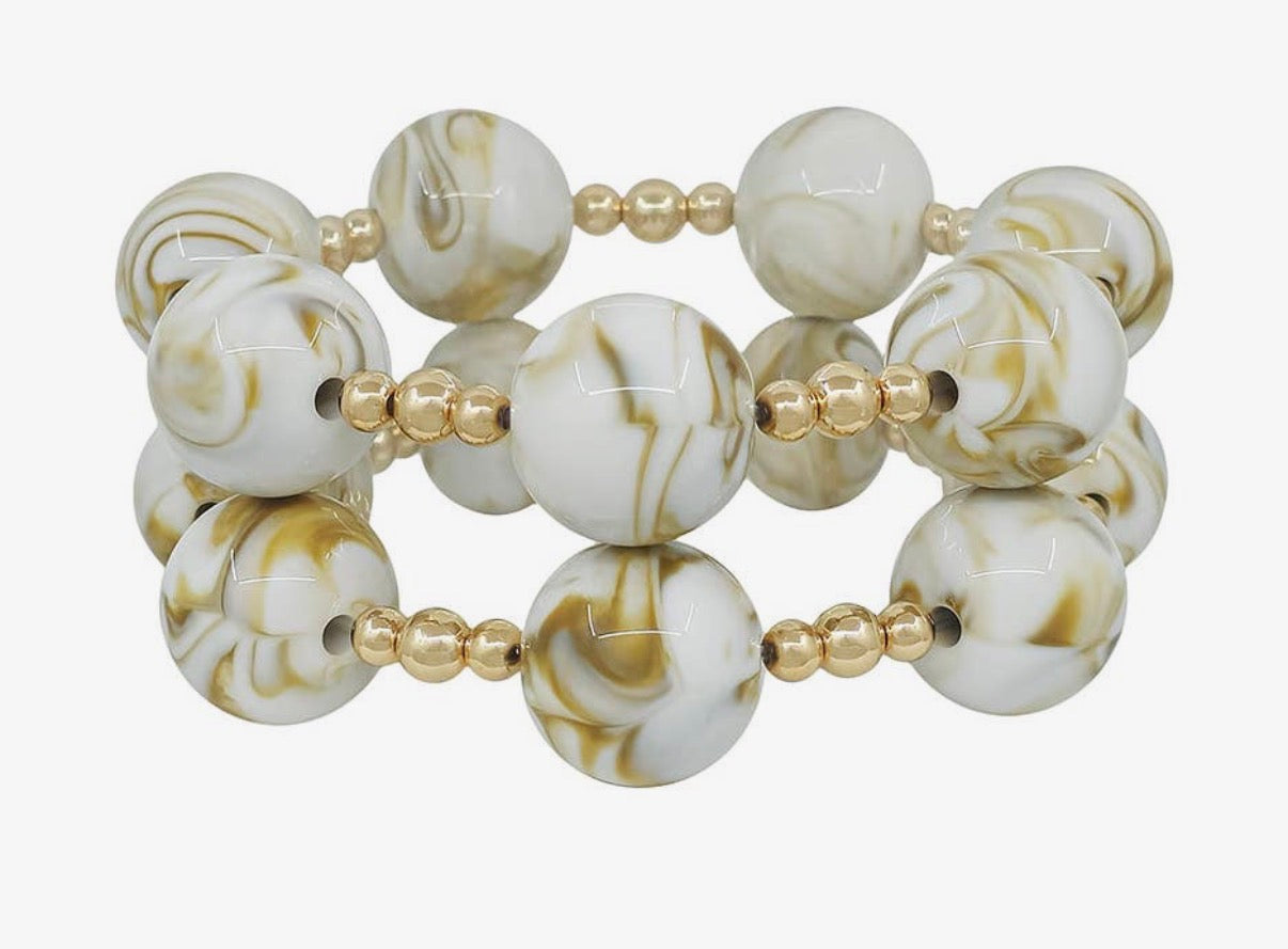 Big Beaded Bracelet Set