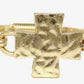 Hammered Cross Bracelet