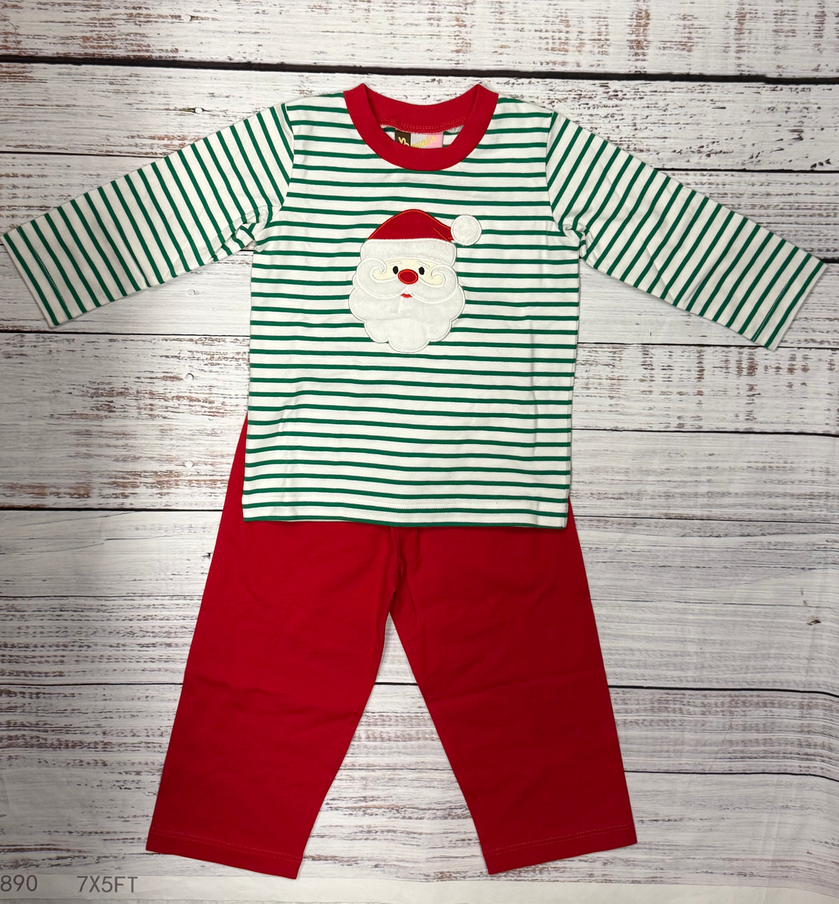 Ho Ho Ho Appliqué Boys Pant Set