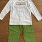 Gingerbread Smocked Top & Pants Set