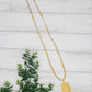 Oval Gold Chain Necklace