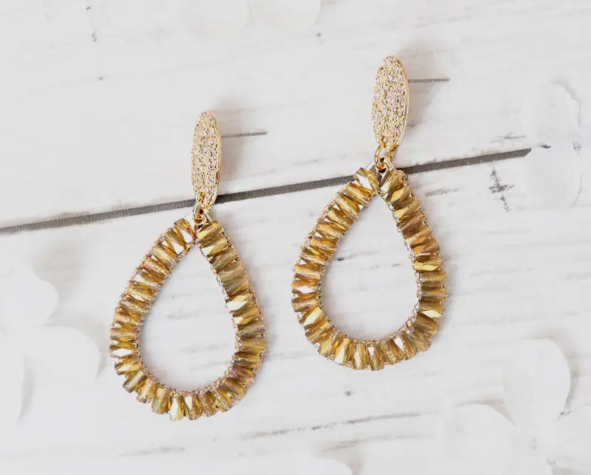 Gold Shiny Earrings