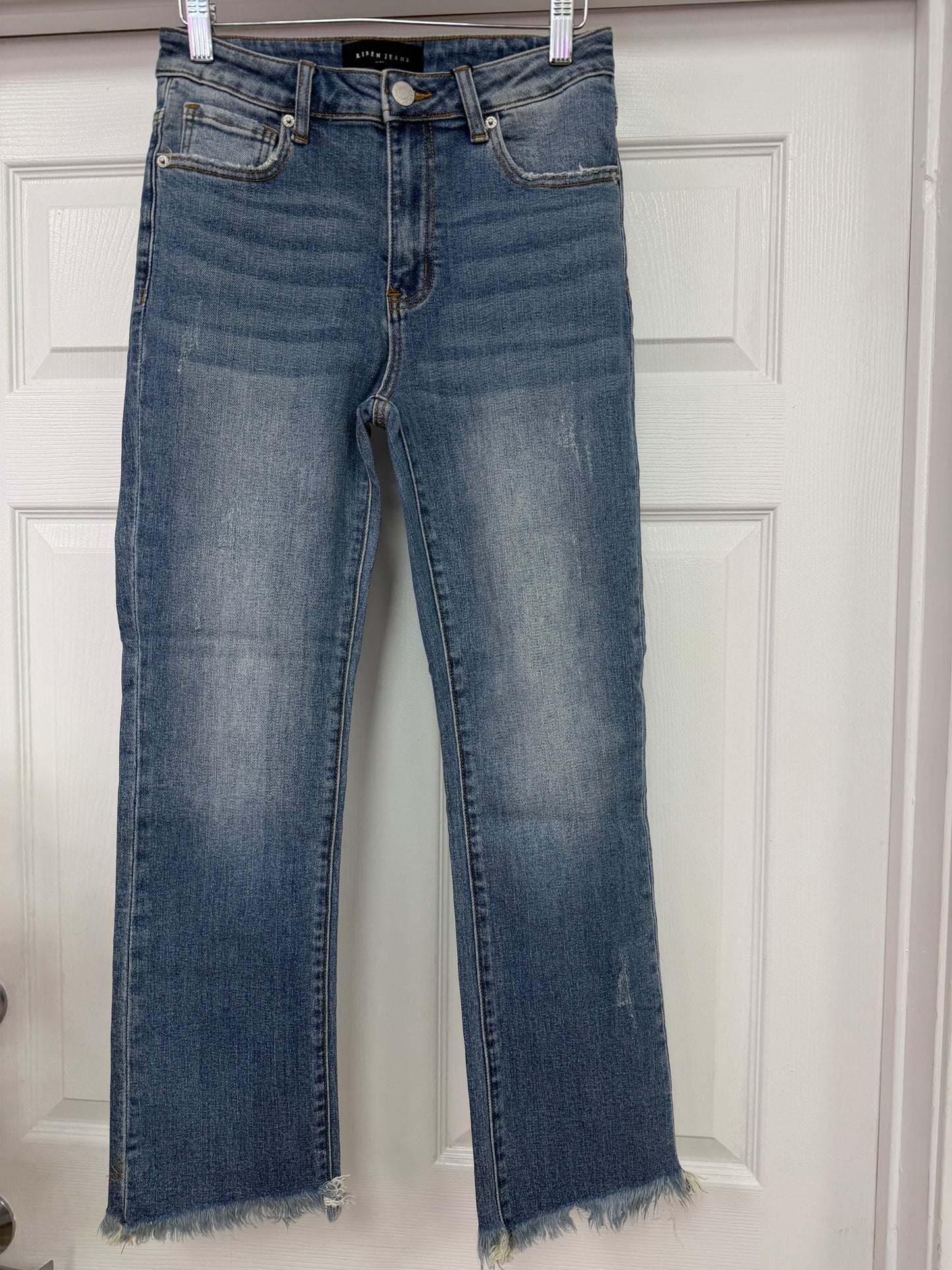 Frayed Wash Jeans