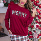 Merry Plaid Pullover