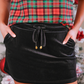 Velvet Black Skort