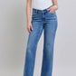 Vintage Wash Straight Jeans