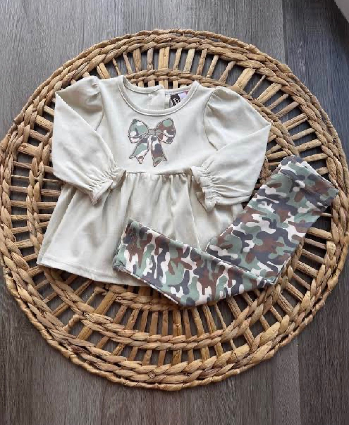 Camo Bow Legging Set