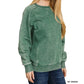 Acid Wash Fleece Sweatshirt