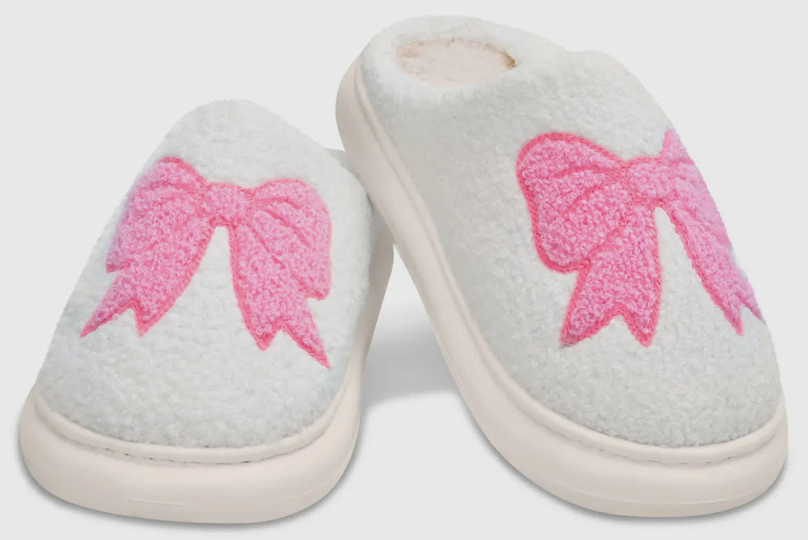 Pretty Bow Slippers