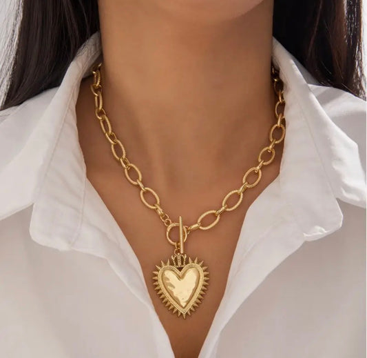 Chunky Heart Necklace