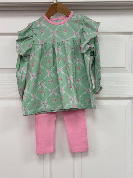 Rose Of Bows Legging Outfit