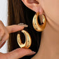 Chunky Gold Hoops