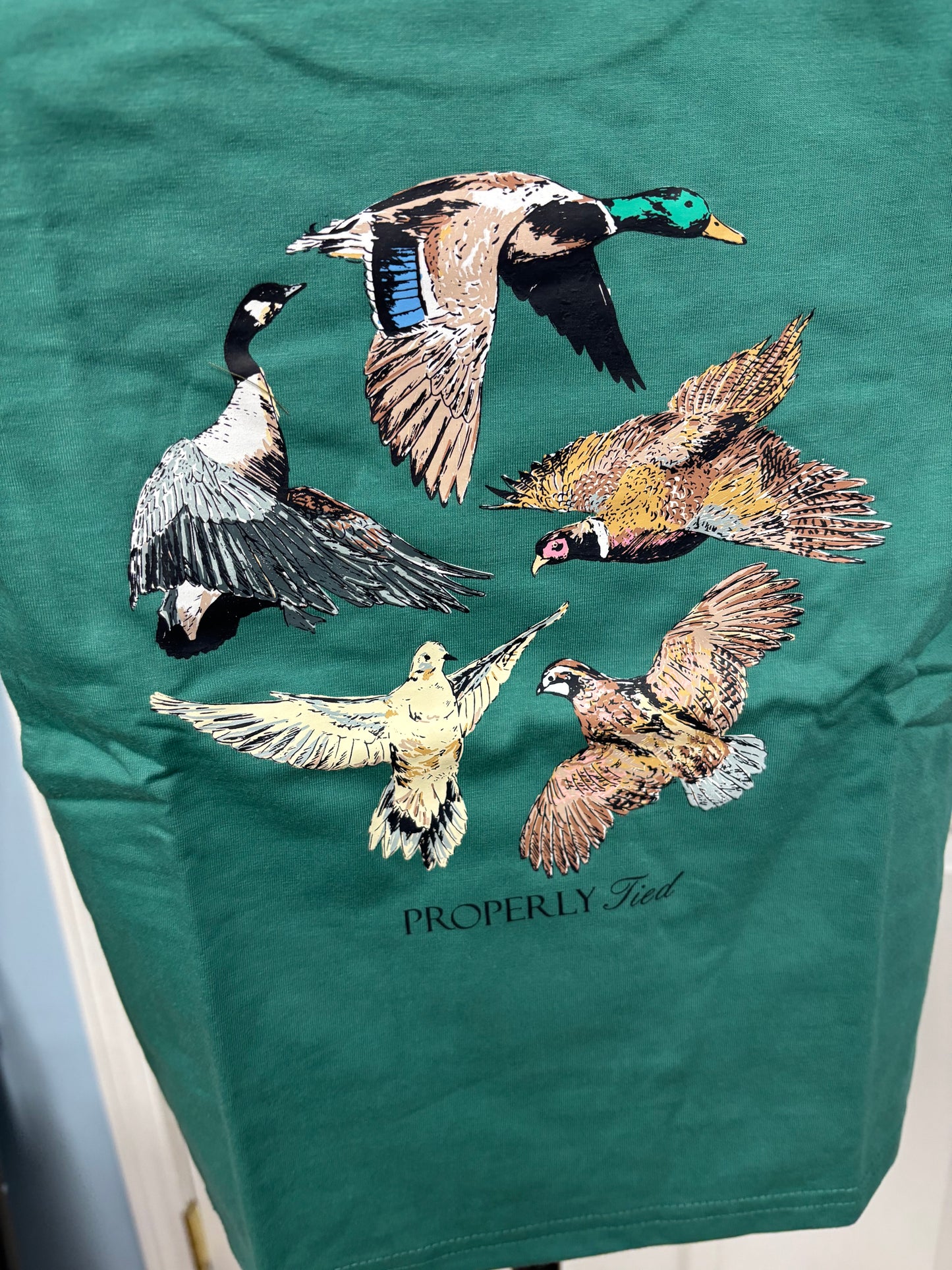 Teal Mallard Flock Tee