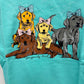 Girl Puppy Pile Tee