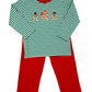 Striped Gingerbread Pants Set