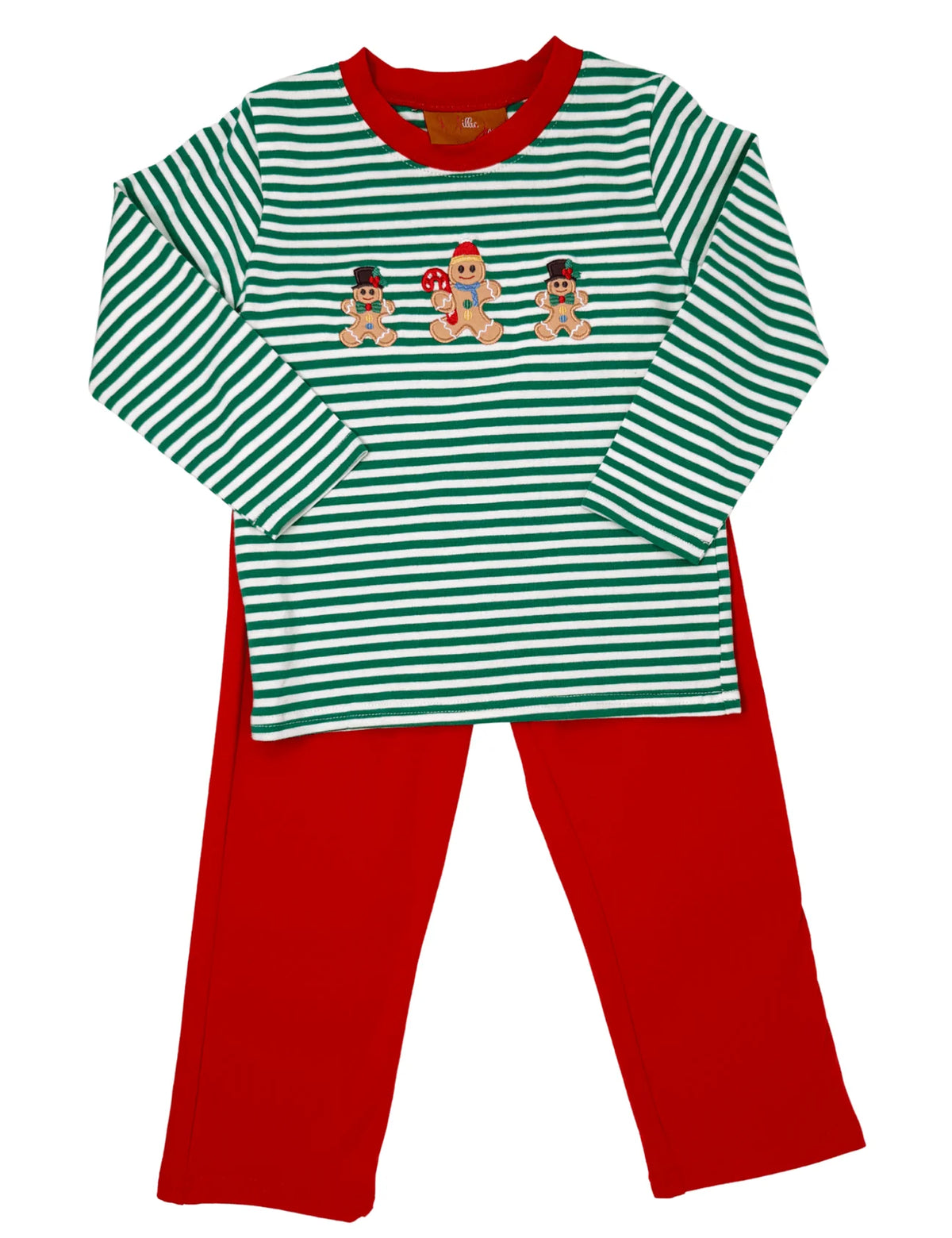 Striped Gingerbread Pants Set
