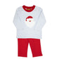 Blue Striped Santa Pant Set